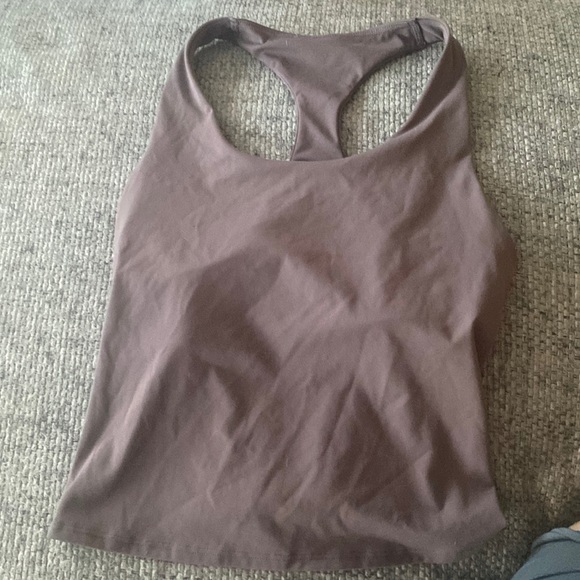 workout tank with built in sports bra - Picture 1 of 3